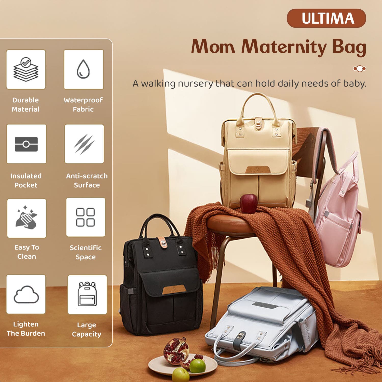 Premium Baby Diaper Bags